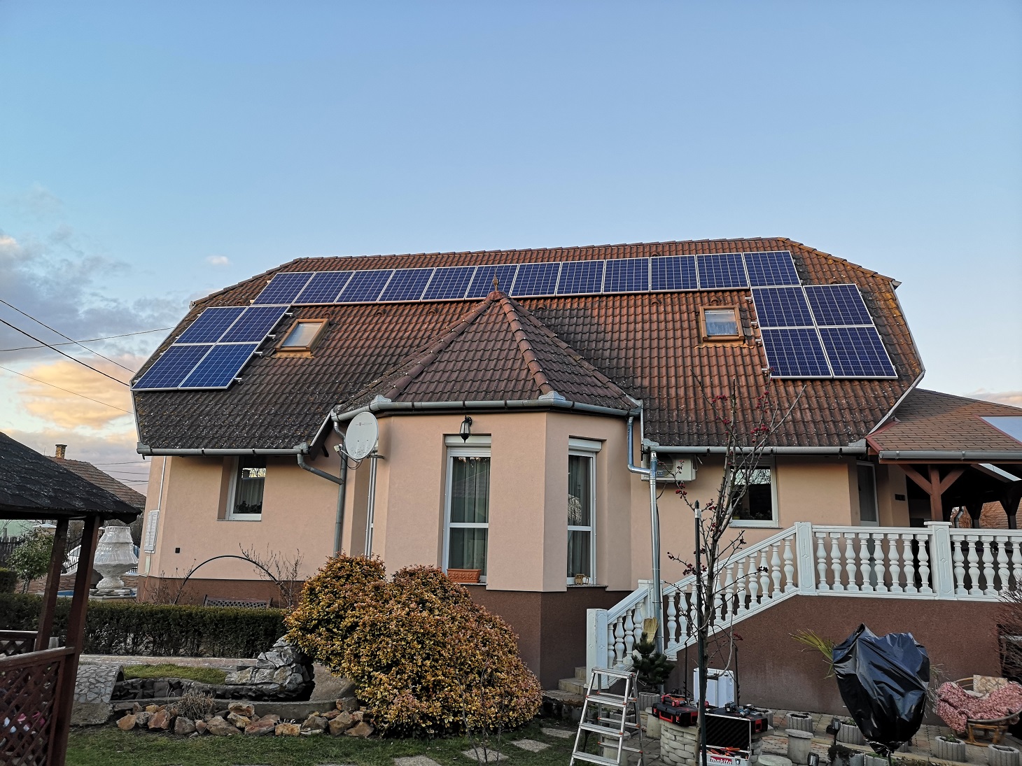 5 kW napelem rendszer Kótaj